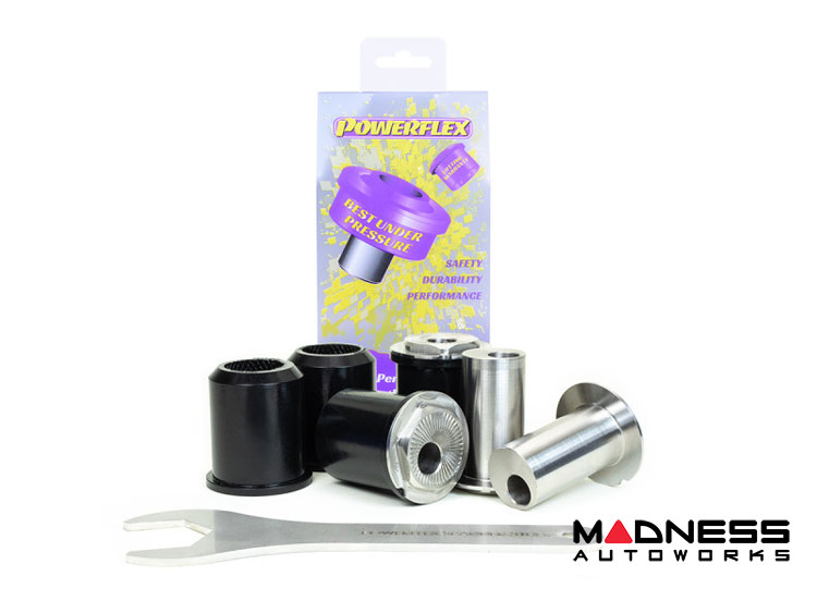 Mazda Miata MX-5 Spider Upper Control Arm Bushing - Front - Powerflex - Black Series - Camber Adjustable